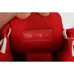 Louis Vuitton Leather lace up Fashionable Board Shoes Red 51BCOLRB