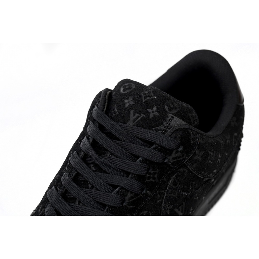  Louis Vuitton x Nike Air Force 1 All Black  1A9VD7