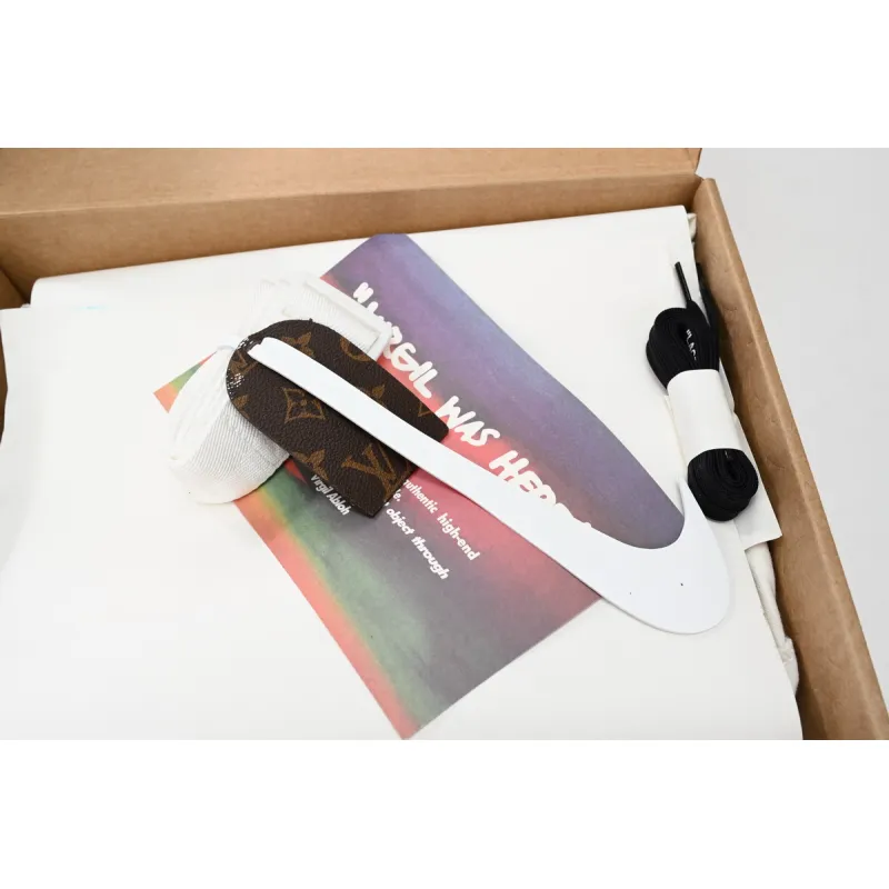  Louis Vuitton x Nike Air Force 1 Silver Yellow  1A9VCH