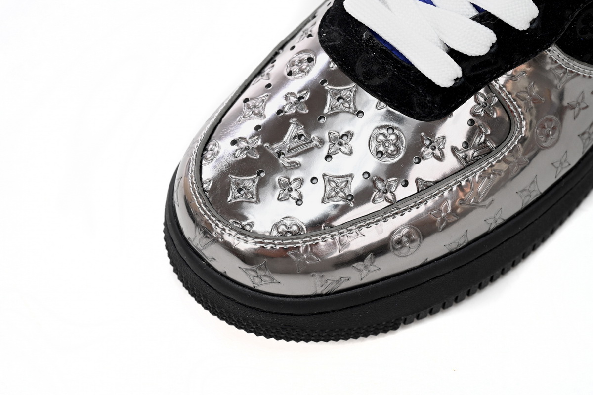  Louis Vuitton x Nike Air Force 1 Silver Yellow  1A9VCH