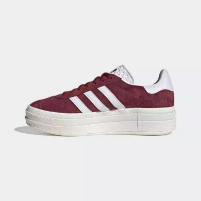 adidas Gazelle Bold Shadow Red (Women's)  HQ6892  01