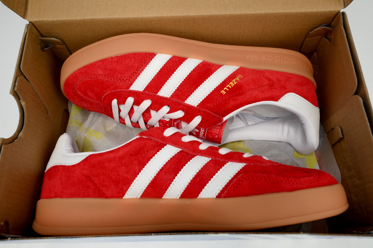 adidas Gazelle Collegiate Burgundy White  H06261