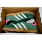 adidas Gazelle Indoor Collegiate Green Lucid Pink (Women's)  IG5929 