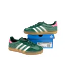 adidas Gazelle Indoor Collegiate Green Lucid Pink (Women's)  IG5929 