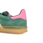 adidas Gazelle Indoor Collegiate Green Lucid Pink (Women's)  IG5929 
