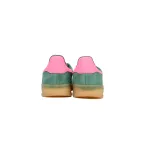 adidas Gazelle Indoor Collegiate Green Lucid Pink (Women's)  IG5929 