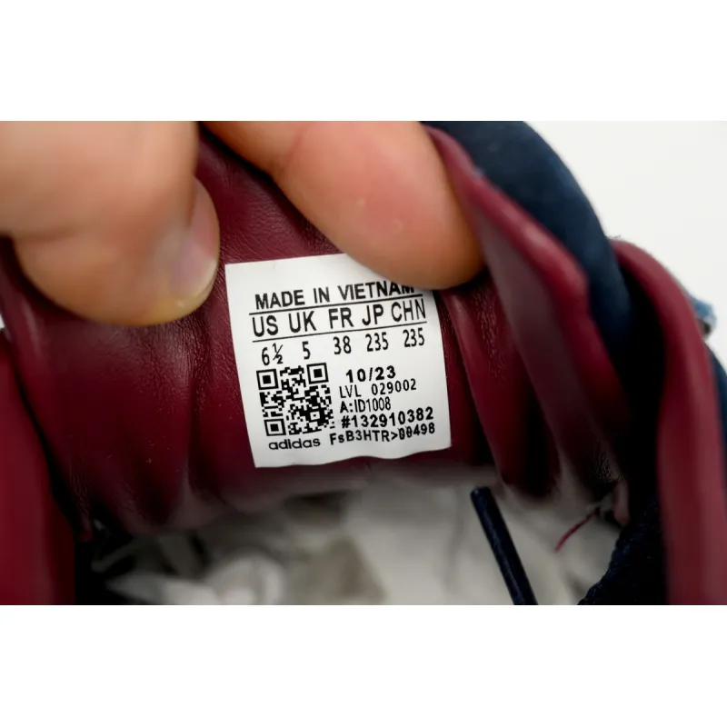 adidas Gazelle Indoor Crew Navy Burgundy  ID1008