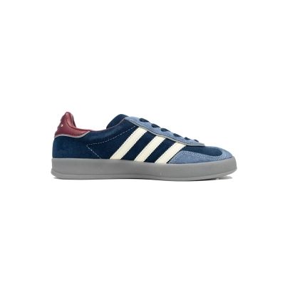 adidas Gazelle Indoor Crew Navy Burgundy  ID1008 02