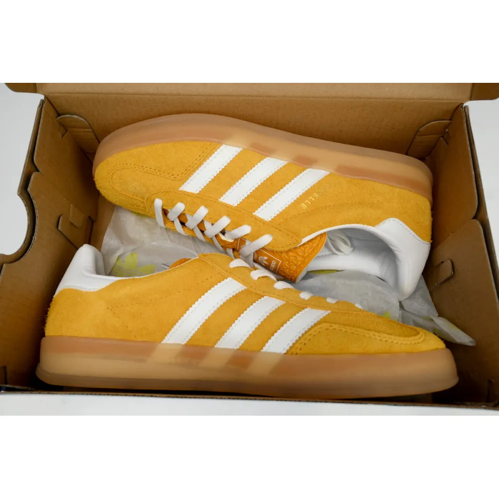 adidas Gazelle Indoor Orange Peel White (Women's)  HQ8716 