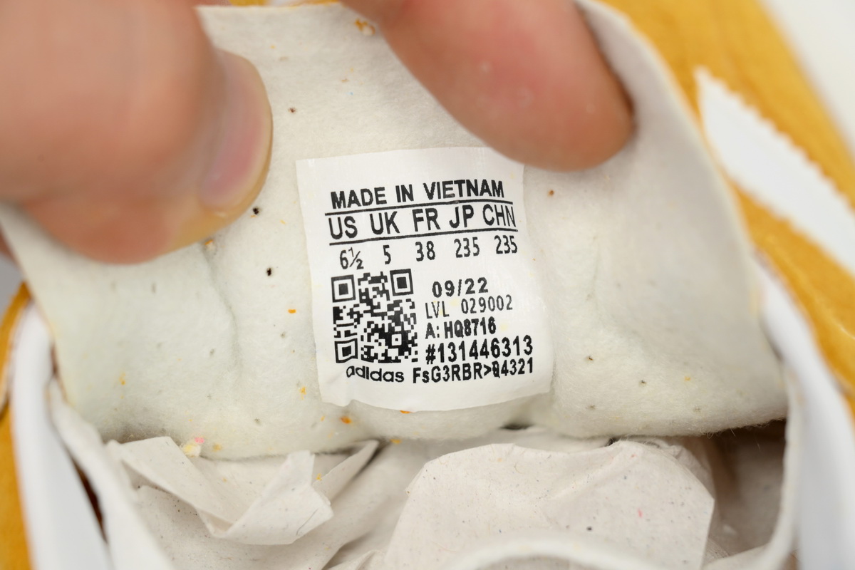 adidas Gazelle Indoor Orange Peel White (Women's)  HQ8716 