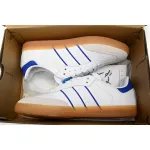 adidas Samba Leather Cloud White Lucid Blue  IG2339