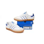 adidas Samba Leather Cloud White Lucid Blue  IG2339