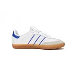 adidas Samba Leather Cloud White Lucid Blue  IG2339