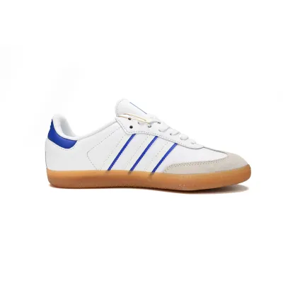 adidas Samba Leather Cloud White Lucid Blue  IG2339 02