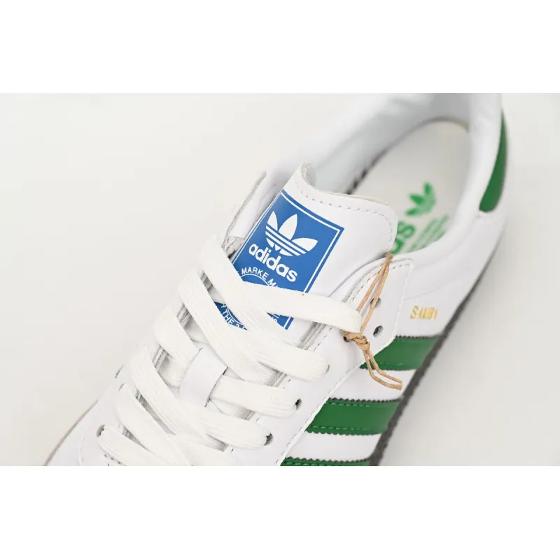 adidas Samba OG Footwear White Green  IG1024
