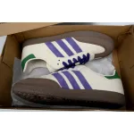 adidas Samba OG Off White Core Purple Green Brown (Women's)  ID8349