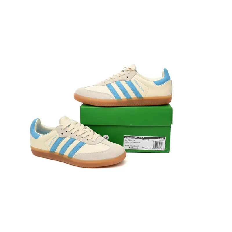 adidas Samba OG Sporty & Rich Cream Blue  IE7096 