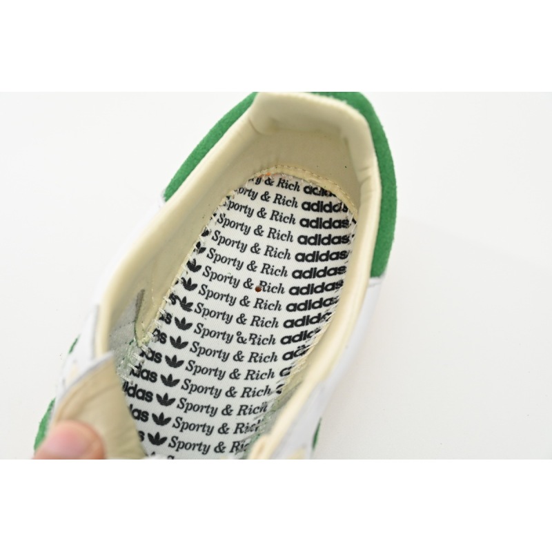 adidas Samba OG Sporty & Rich White Green HQ6075
