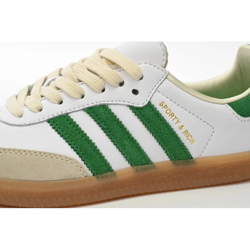 adidas Samba OG Sporty & Rich White Green HQ6075