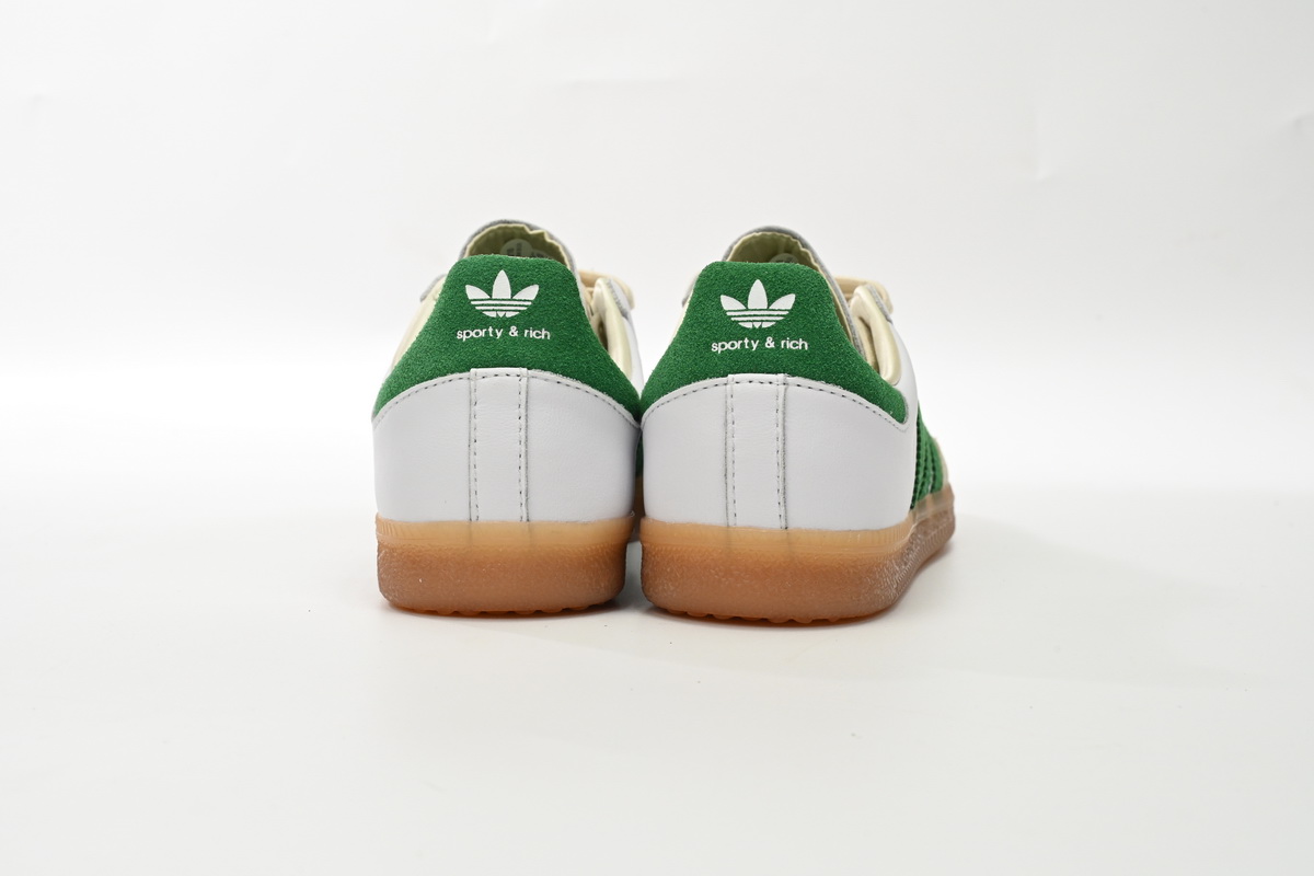 adidas Samba OG Sporty & Rich White Green HQ6075