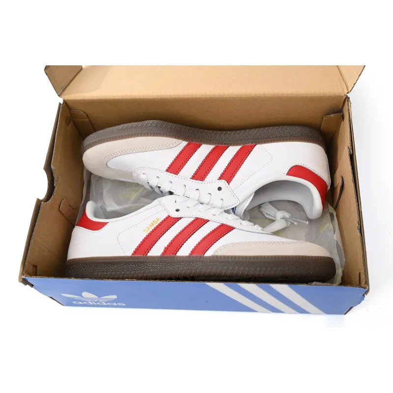 adidas Samba OG White Better Scarlet  IG1025 