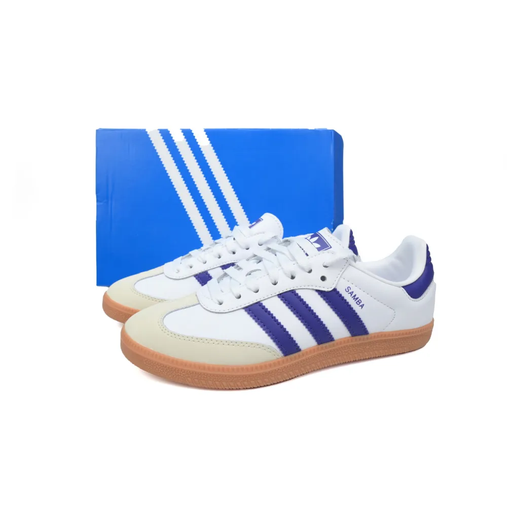 adidas Samba OG White Energy Ink Gum(Women's)  IF6514 