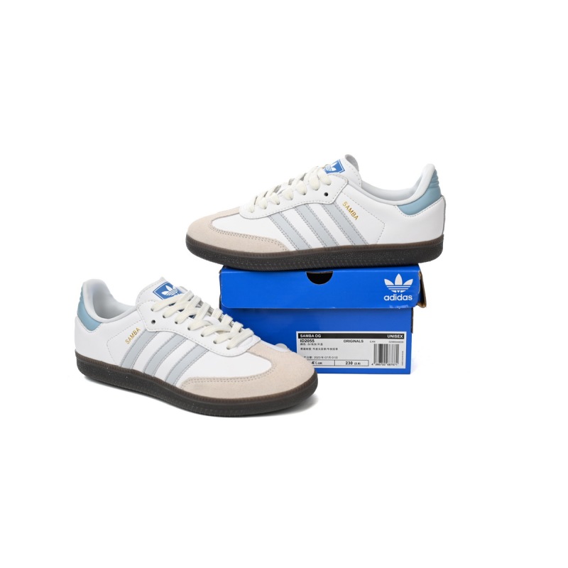 adidas Samba OG White Halo Blue  ID2055 