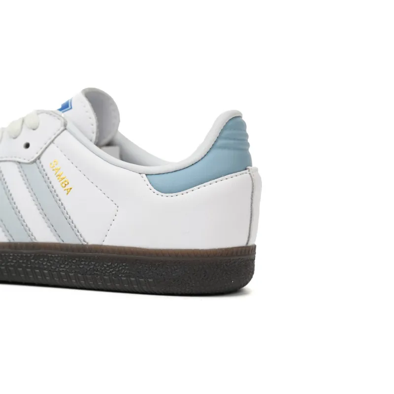 adidas Samba OG White Halo Blue  ID2055 