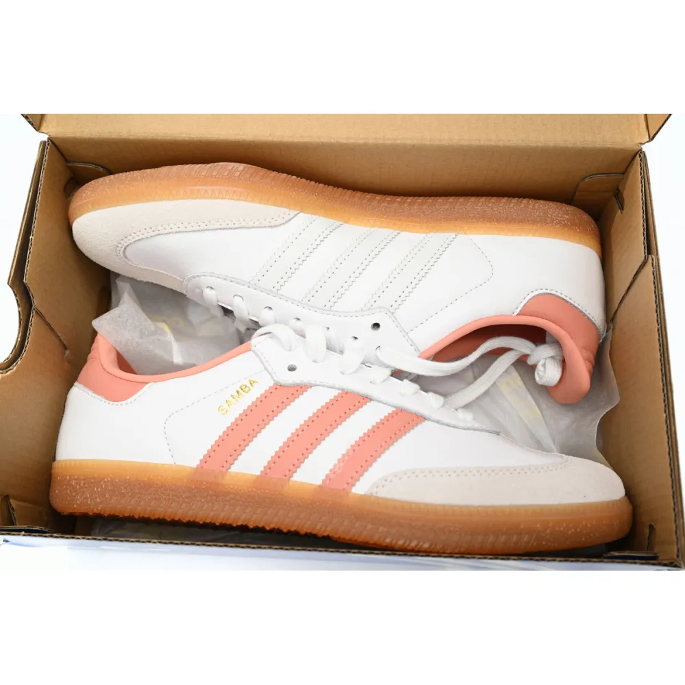 adidas Samba OG White Wonder Clay Gum (Women's)  IG5932