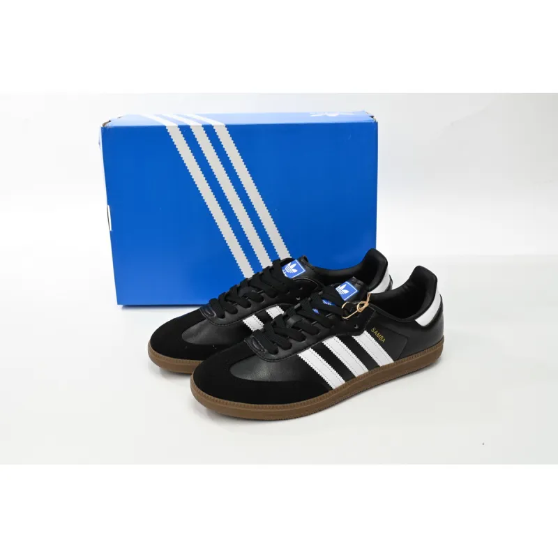 adidas Samba Vegan Black Gum  B75807