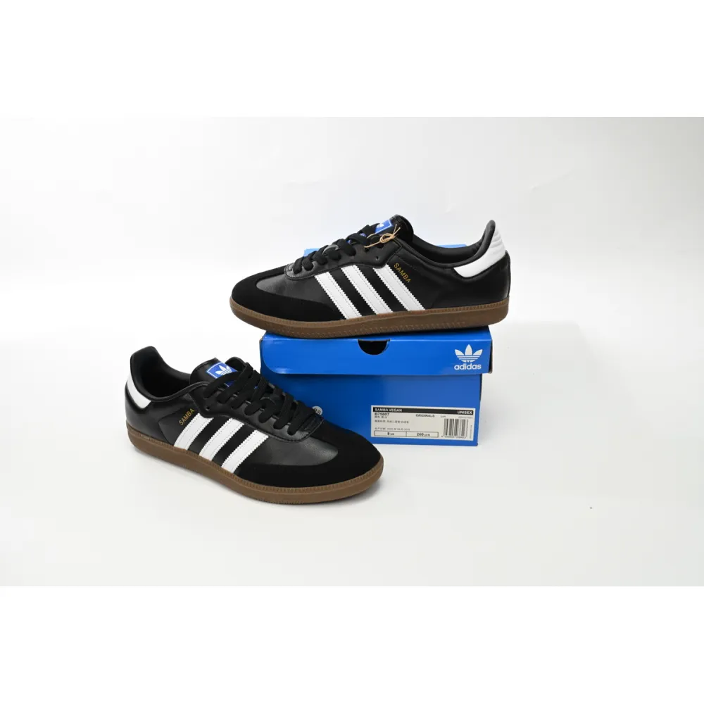adidas Samba Vegan Black Gum  B75807
