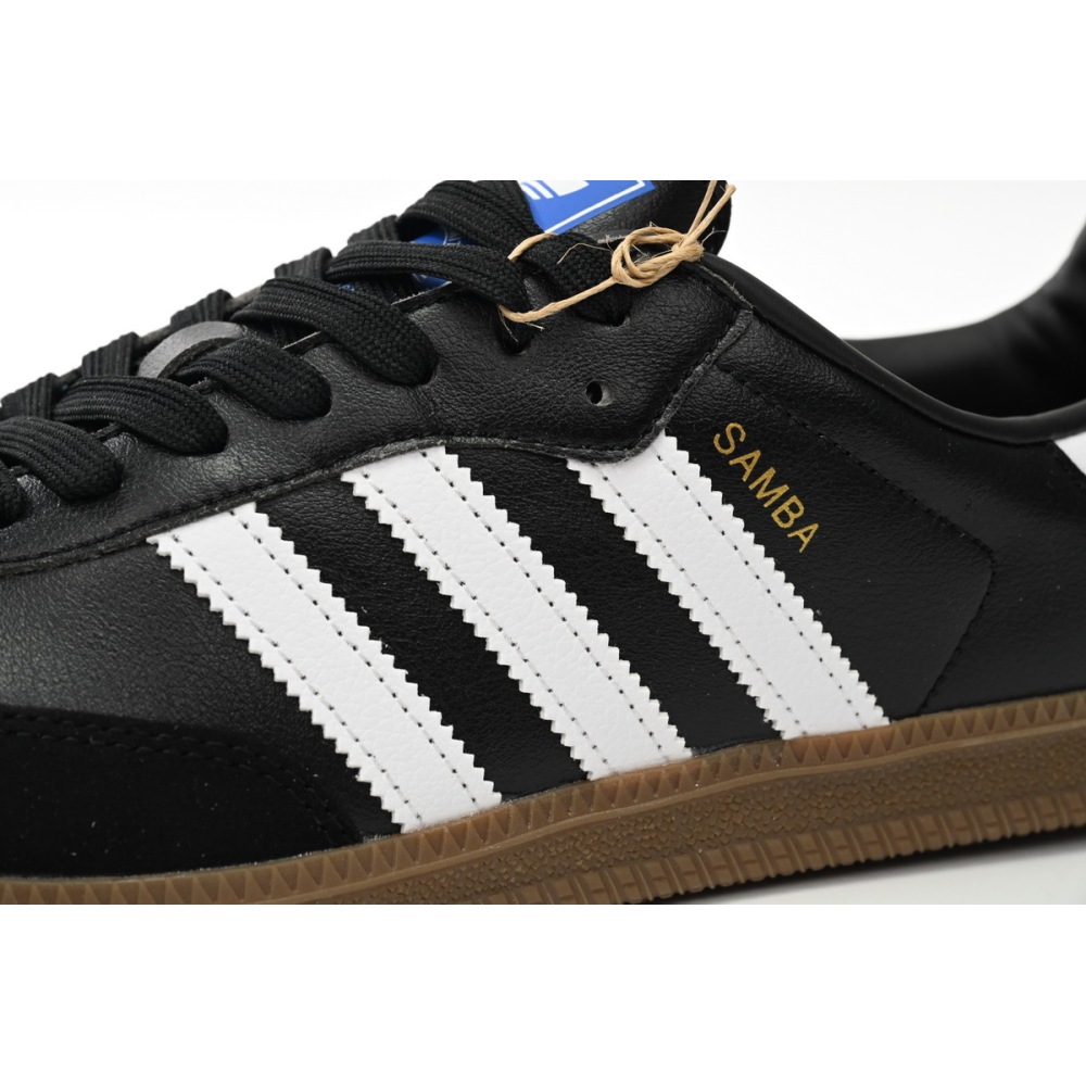 adidas Samba Vegan Black Gum  B75807