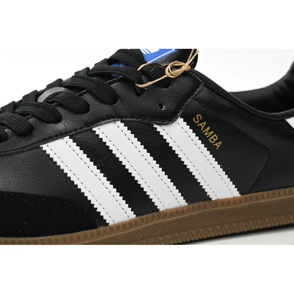 adidas Samba Vegan Black Gum  B75807