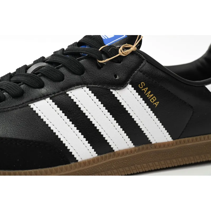 adidas Samba Vegan Black Gum  B75807