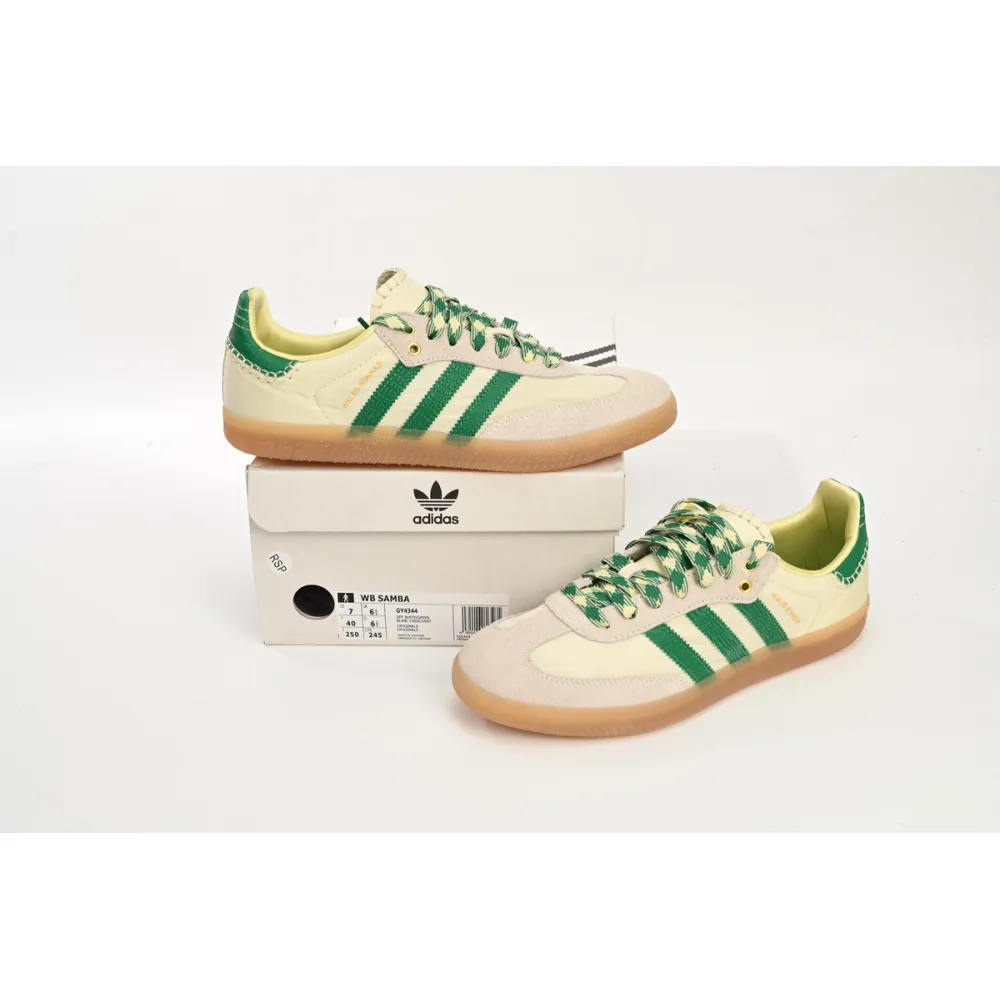 adidas Samba Wales Bonner Cream Green  GY4344