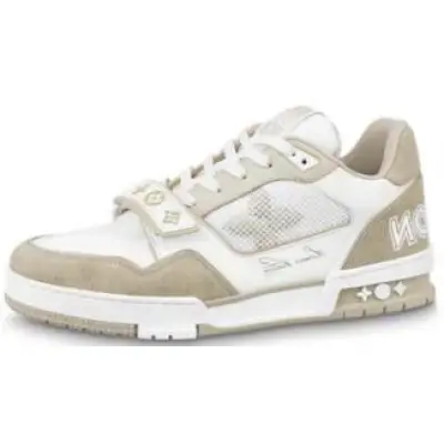 Louis Vuitton Trainer Beige White 1A9ZC3  01