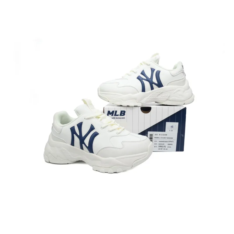 Giày MLB Chunky Liner Basic New York Yankees Sneaker 3ASHBCW3N-50WHS 
