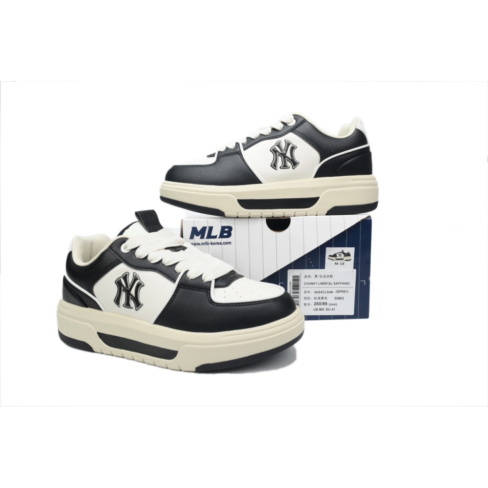 Giày MLB Chunky Liner Basic New York Yankees Sneaker 3ASXCLS4N-50BKS 