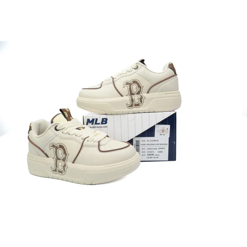 Giày MLB Chunky Liner Classic Monogram 'Brown' 3ASXCLR3N-43BRS  