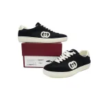 Gucci Interlocking Black Suede