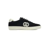 Gucci Interlocking Black Suede