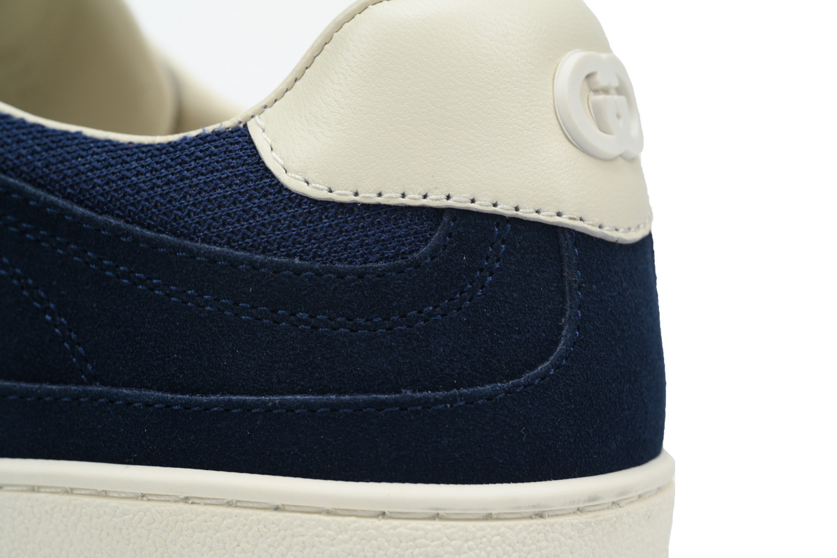 Gucci Interlocking Dark Blue Suede