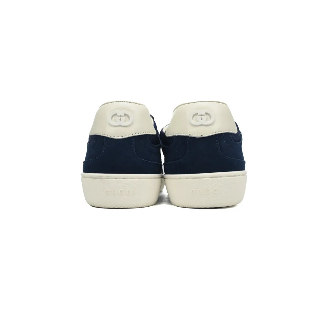 Gucci Interlocking Dark Blue Suede