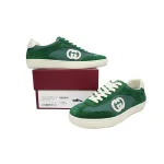 Gucci Interlocking Green Suede
