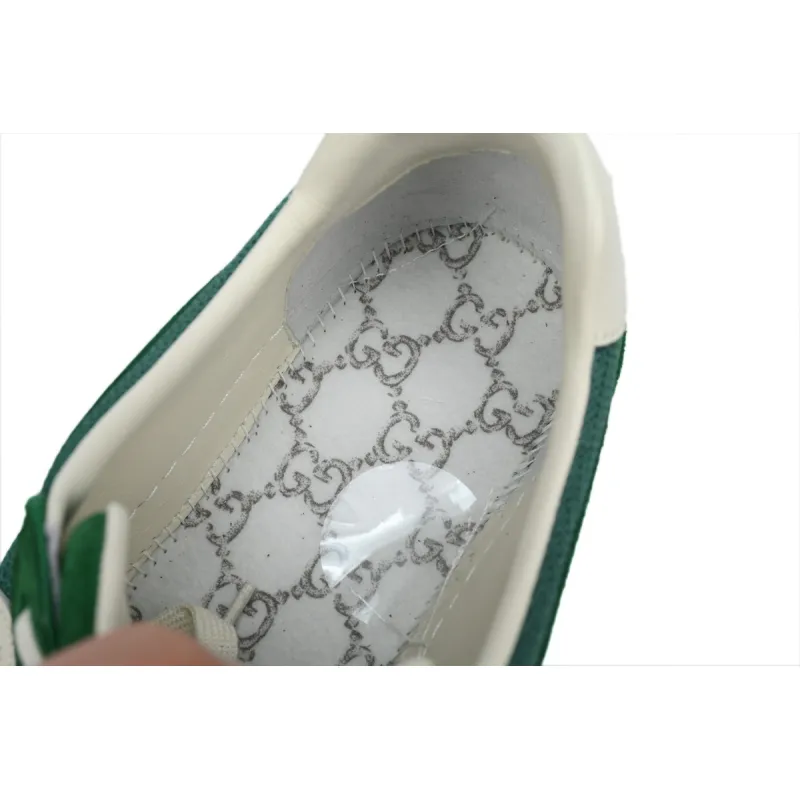 Gucci Interlocking Green Suede