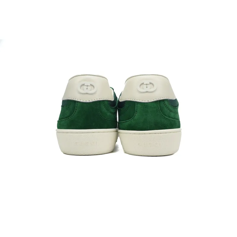 Gucci Interlocking Green Suede