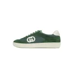 Gucci Interlocking Green Suede