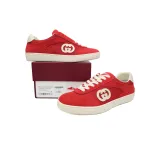Gucci Interlocking Red Suede