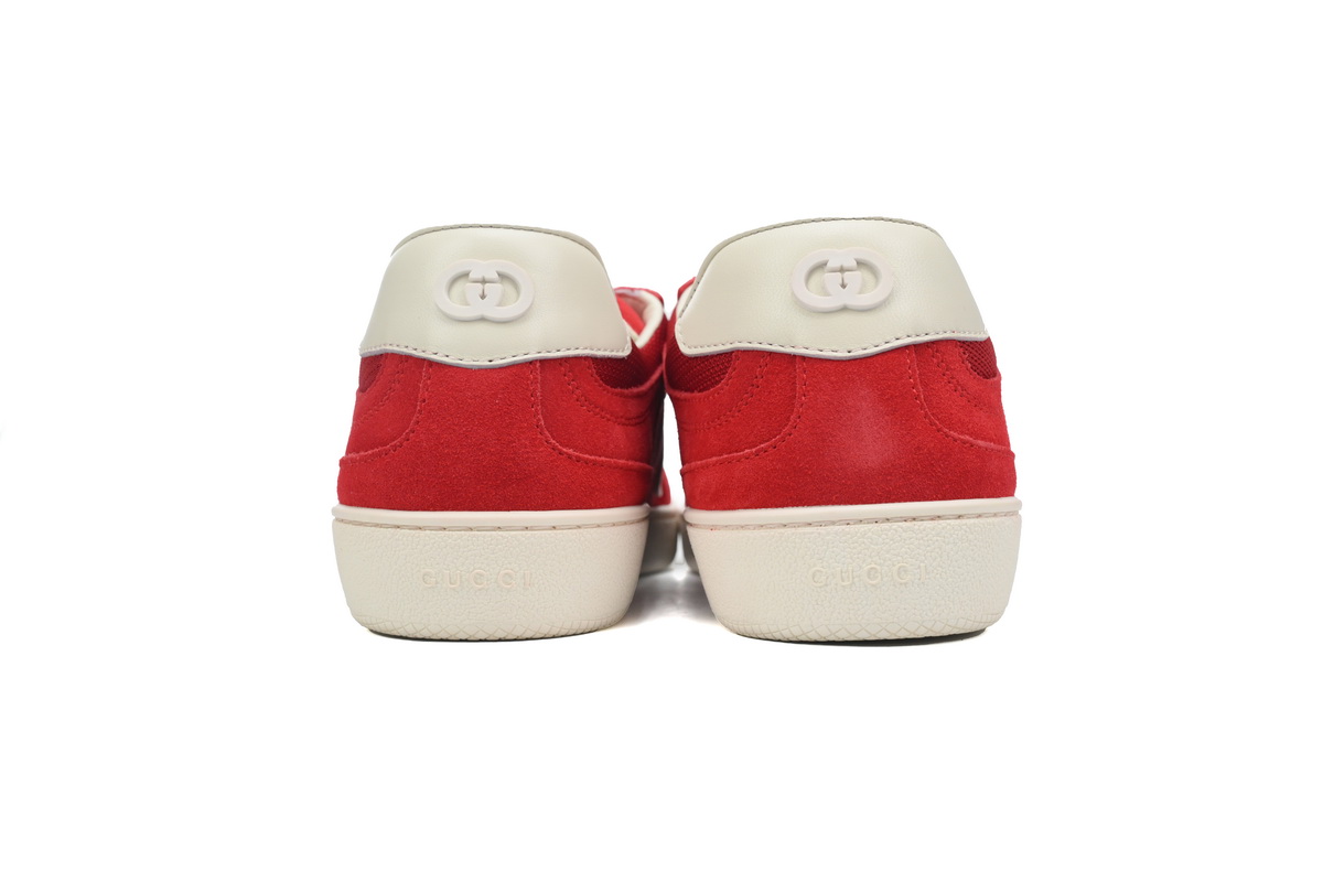 Gucci Interlocking Red Suede