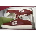 Gucci Interlocking Red White Suede 791742AADM06741